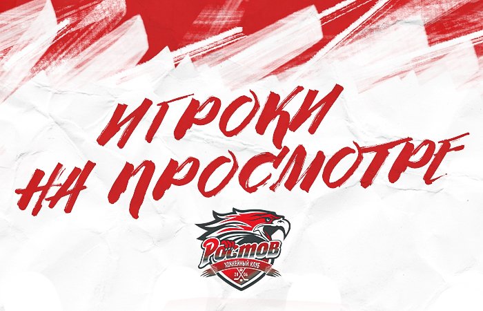 9 хоккеистов - на просмотре в "Ростове"